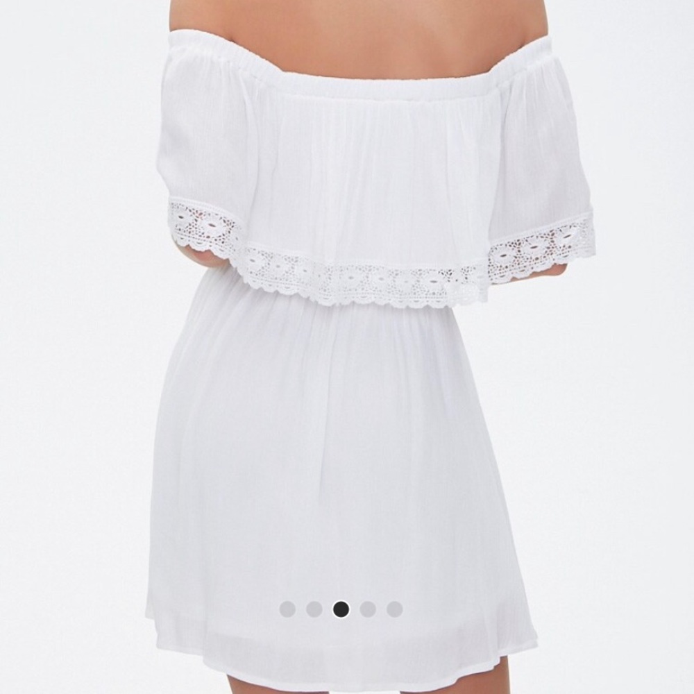 Crochet off shoulder dress - Picture 3 of 5